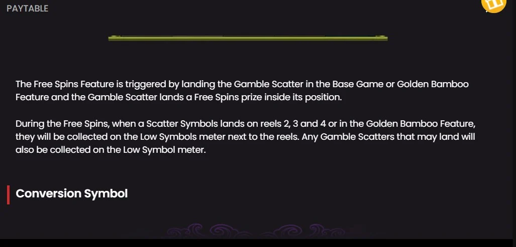 Big Bamboo free spins