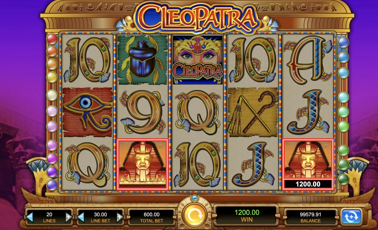cleopatra scatter