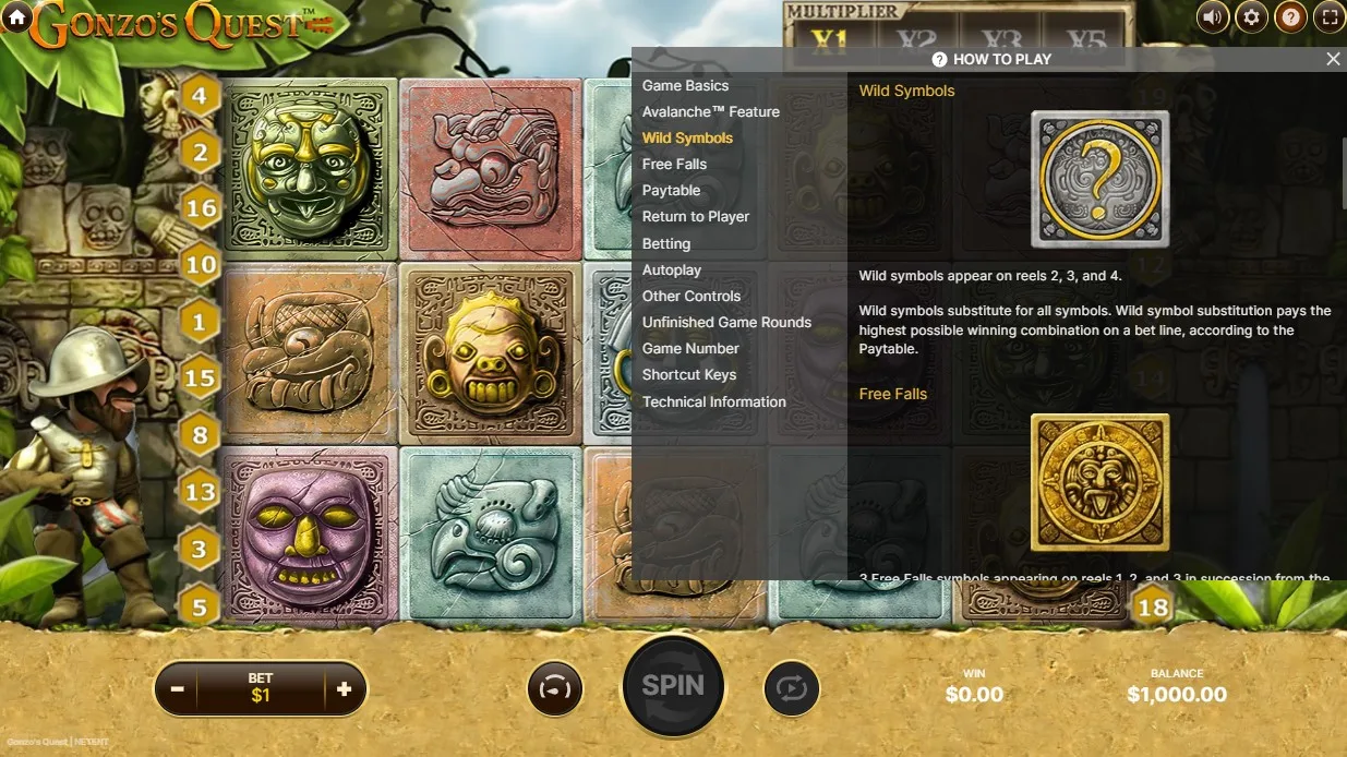 gonzos quest wild i scatter